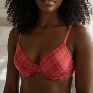 Victoria's Secret Red Plaid Bra